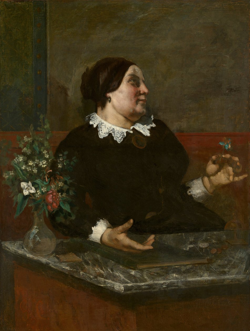 Äiti Grégoire, 1855 ja 185759. tekijältä Gustave Courbet