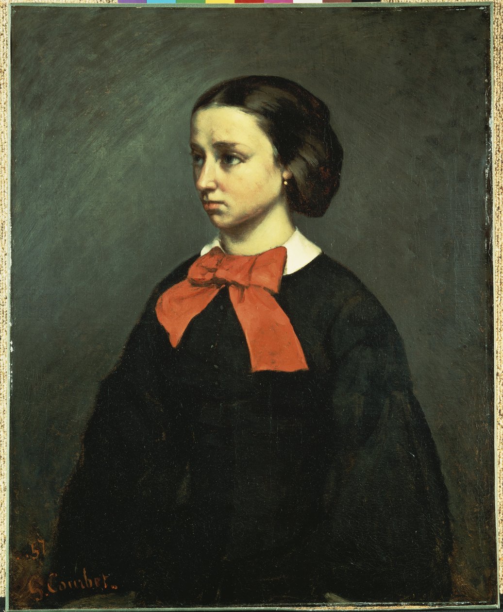 Neiti Jacquetin muotokuva, 1857 tekijältä Gustave Courbet