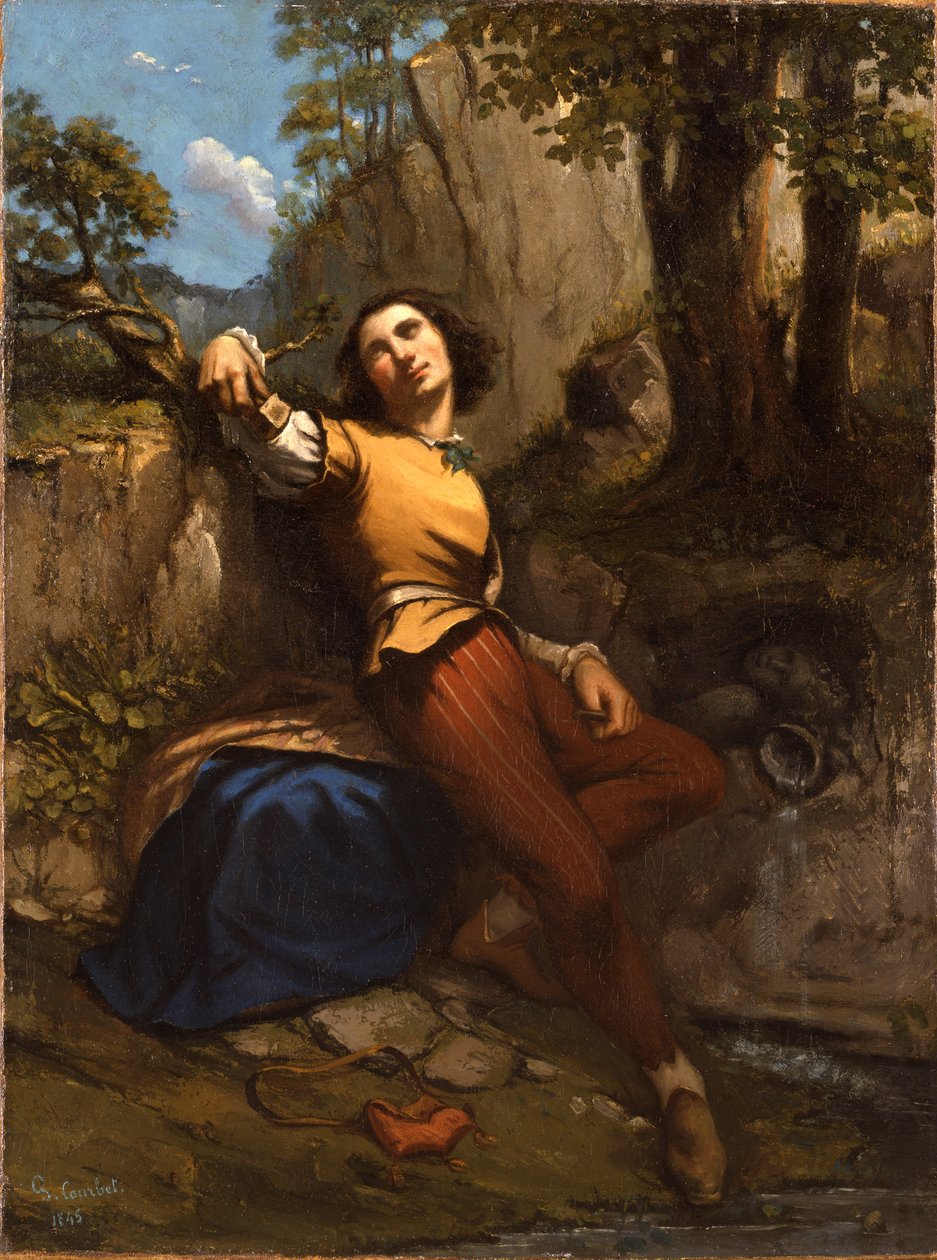 Kuvanveistäjä, 1845 tekijältä Gustave Courbet
