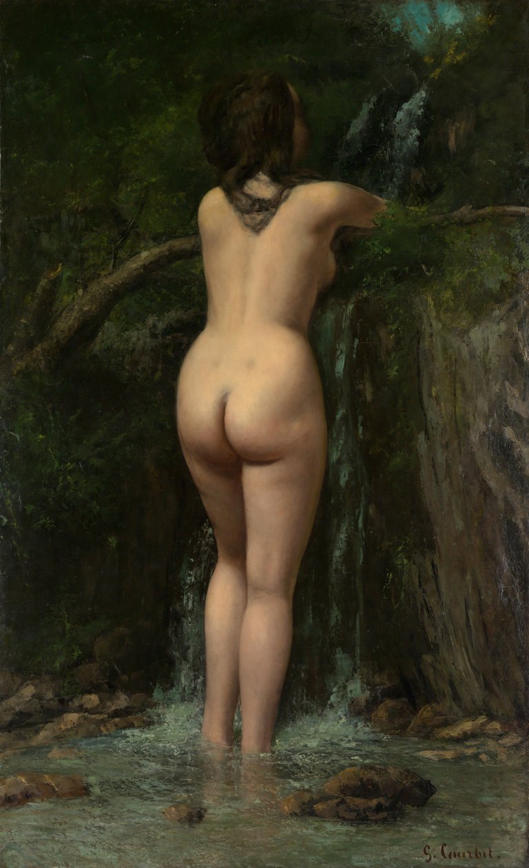 Lähde, 1862. tekijältä Gustave Courbet
