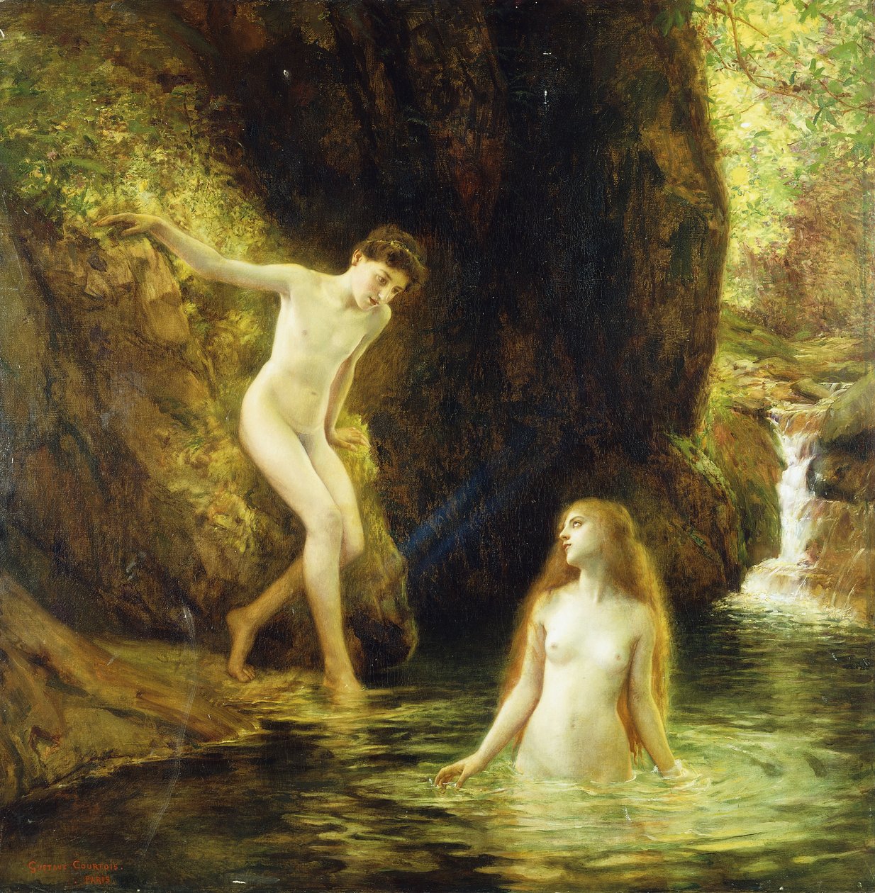 Daphnis ja Chloe, tekijältä Gustave Claude Etienne Courtois