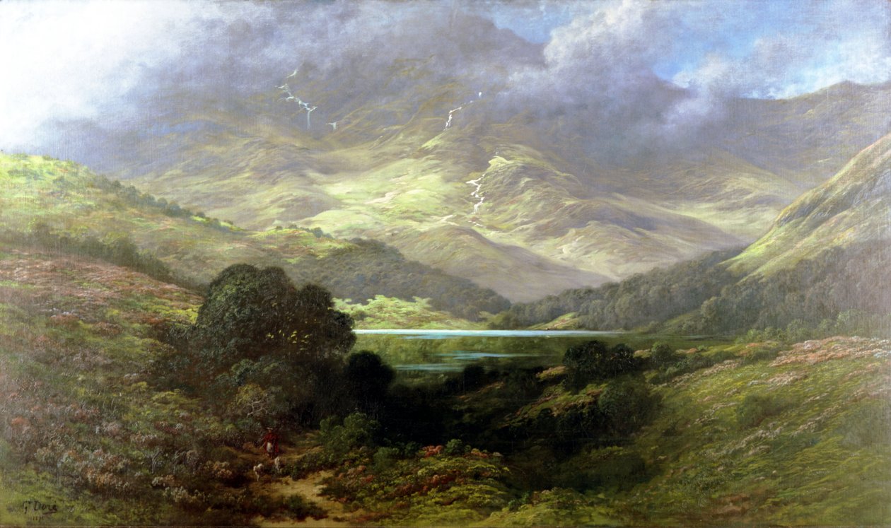 Skotlannin ylämaat tekijältä Gustave Dore