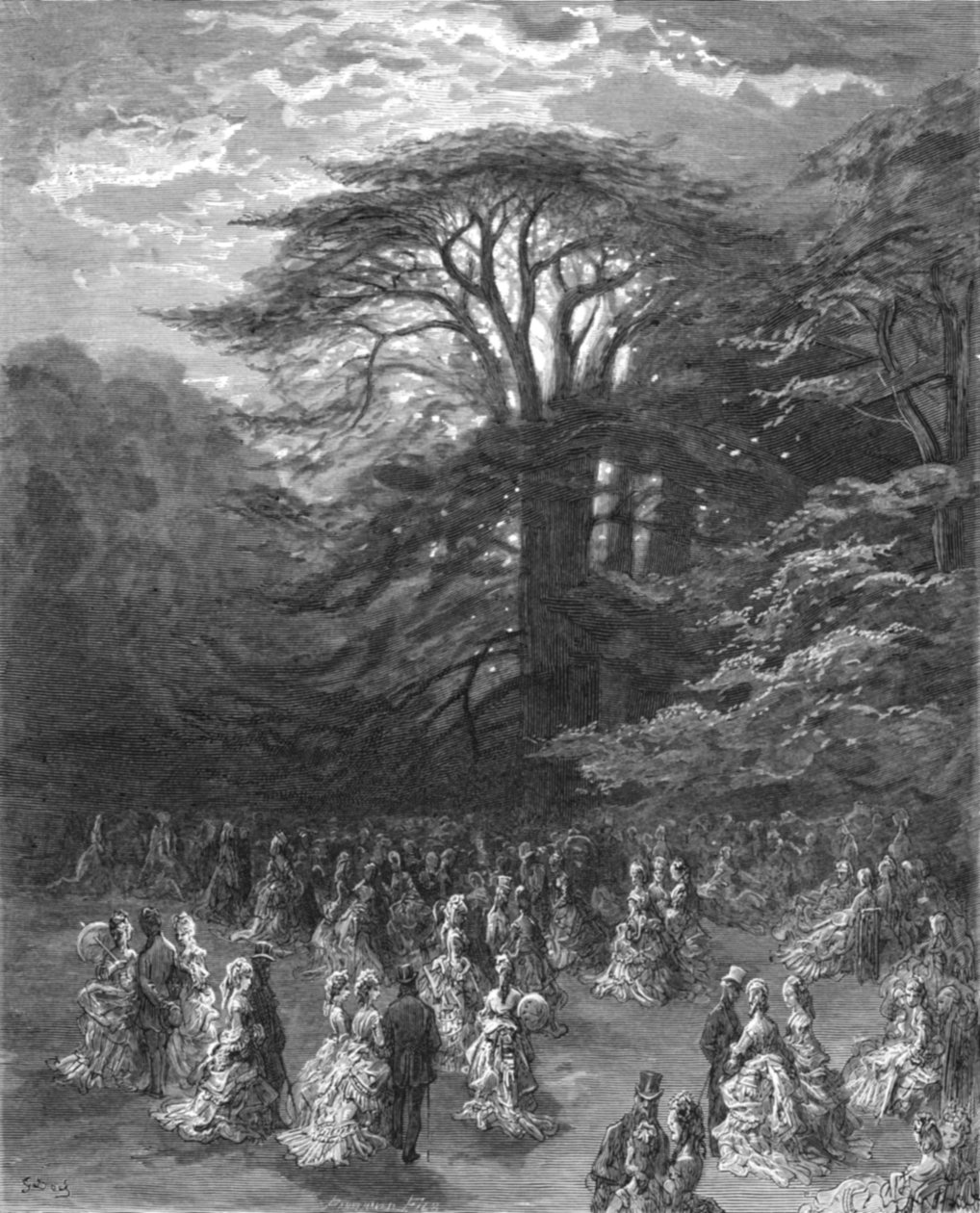 "Chiswick Fete", 1872. tekijältä Gustave Dore