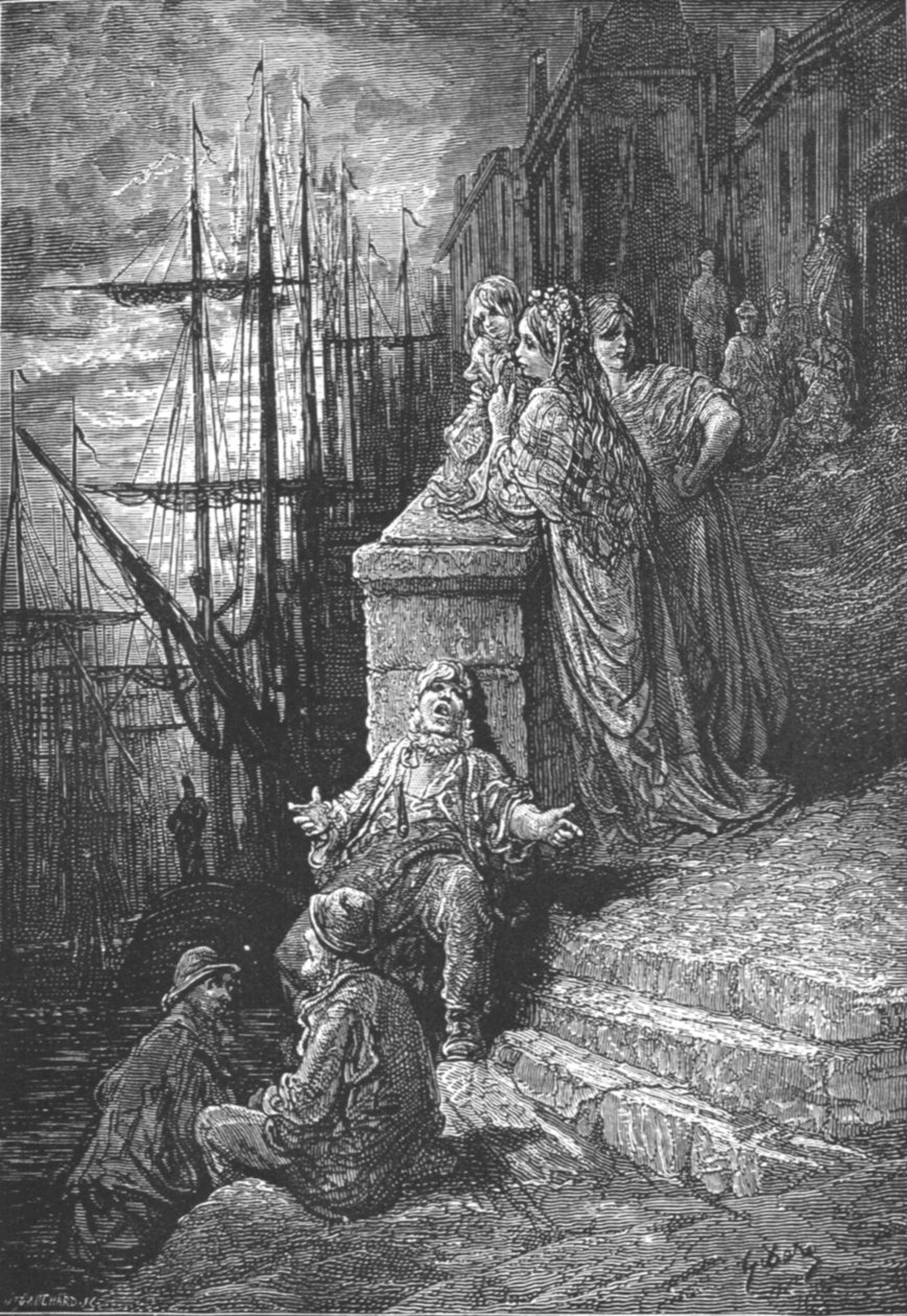 Watermansin perhe, 1872. tekijältä Gustave Dore