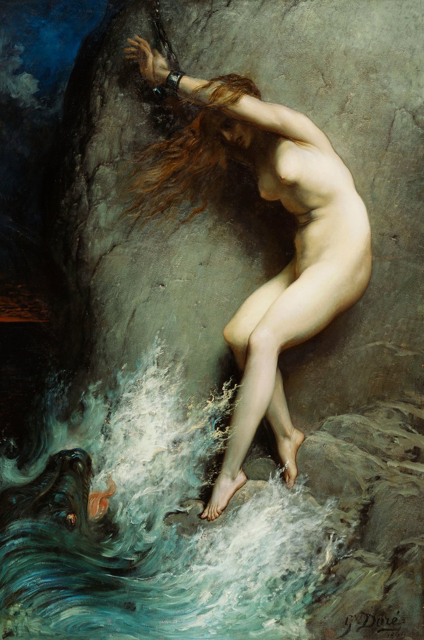 Andromeda, 1869 tekijältä Gustave Dore