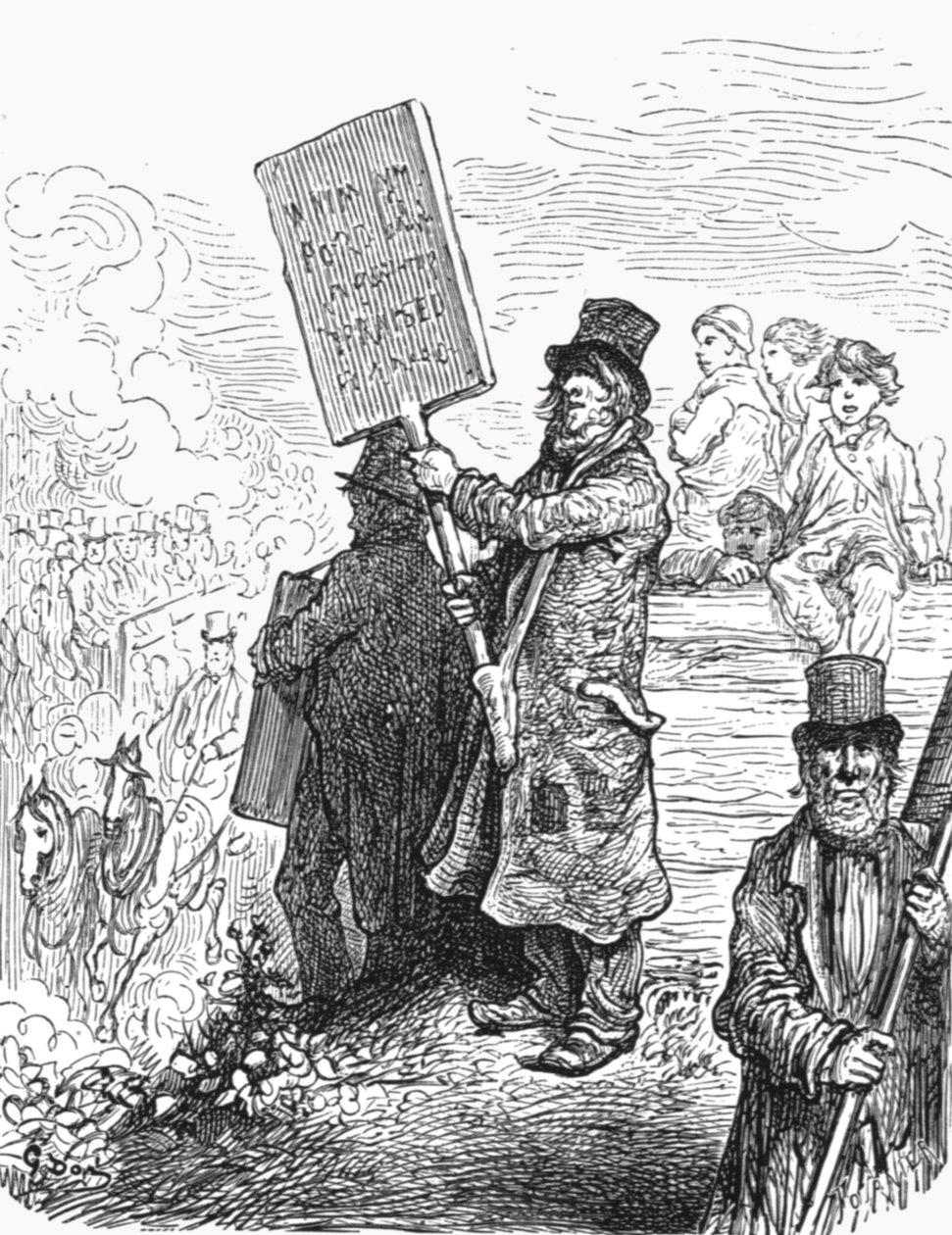 "Bible Hawker", 1872. tekijältä Gustave Dore