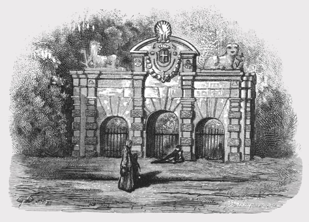 "Buckingham Gate", 1872. tekijältä Gustave Dore
