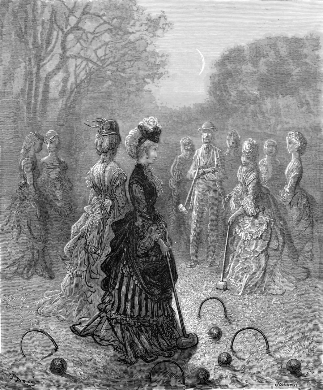 "Kroketti", 1872. tekijältä Gustave Dore
