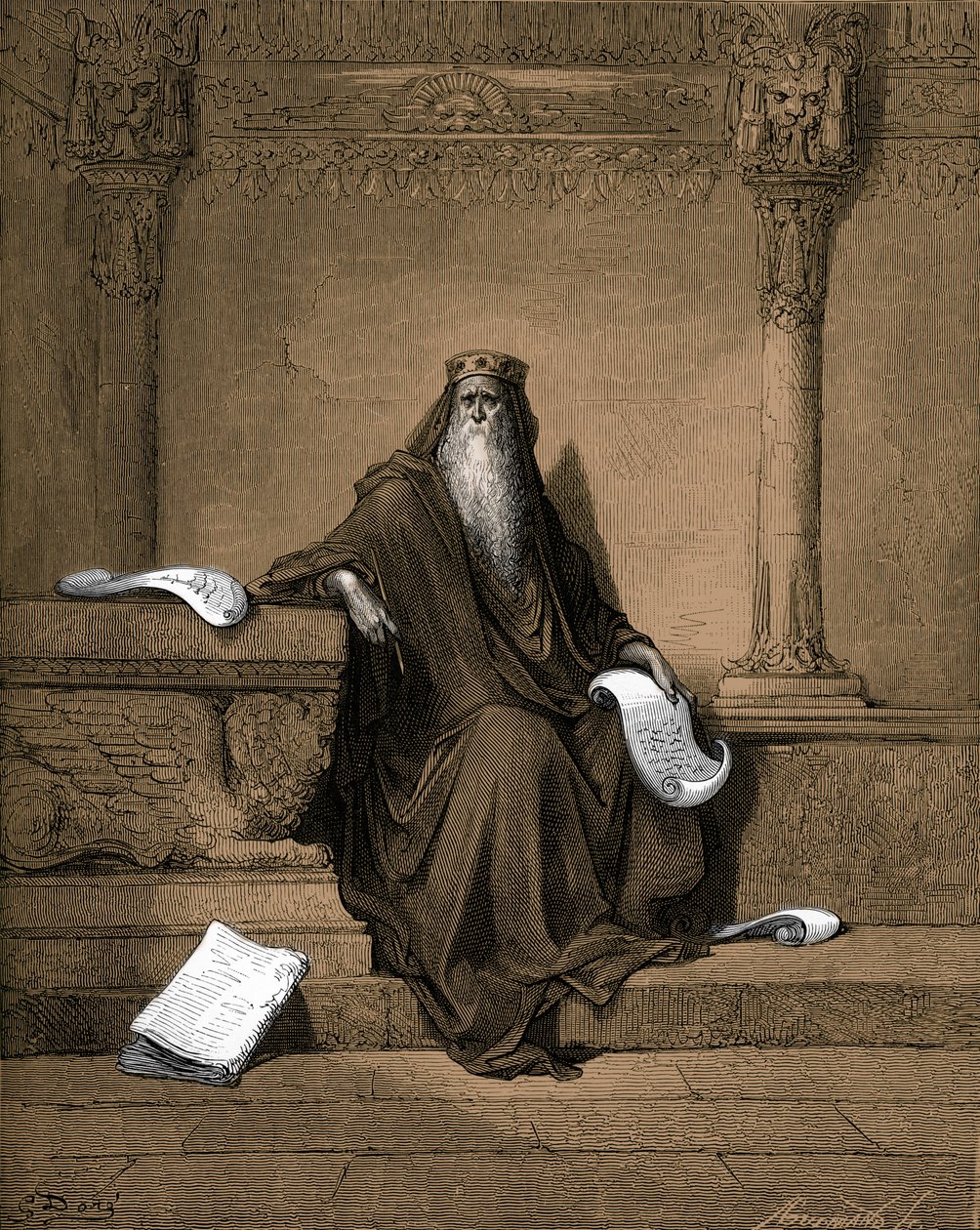 Kuningas Salomo - Raamattu tekijältä Gustave Dore