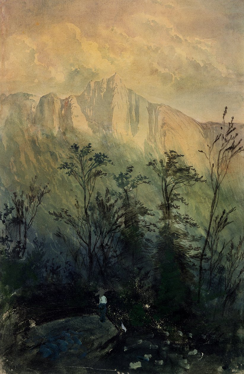 Maisema Vosgesissa, noin 1883 tekijältä Gustave Dore