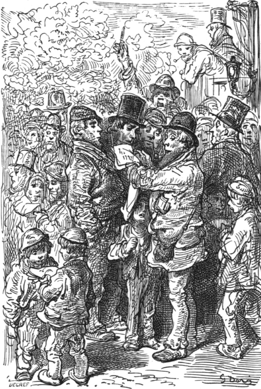 "Outside the Ring", 1872. tekijältä Gustave Dore
