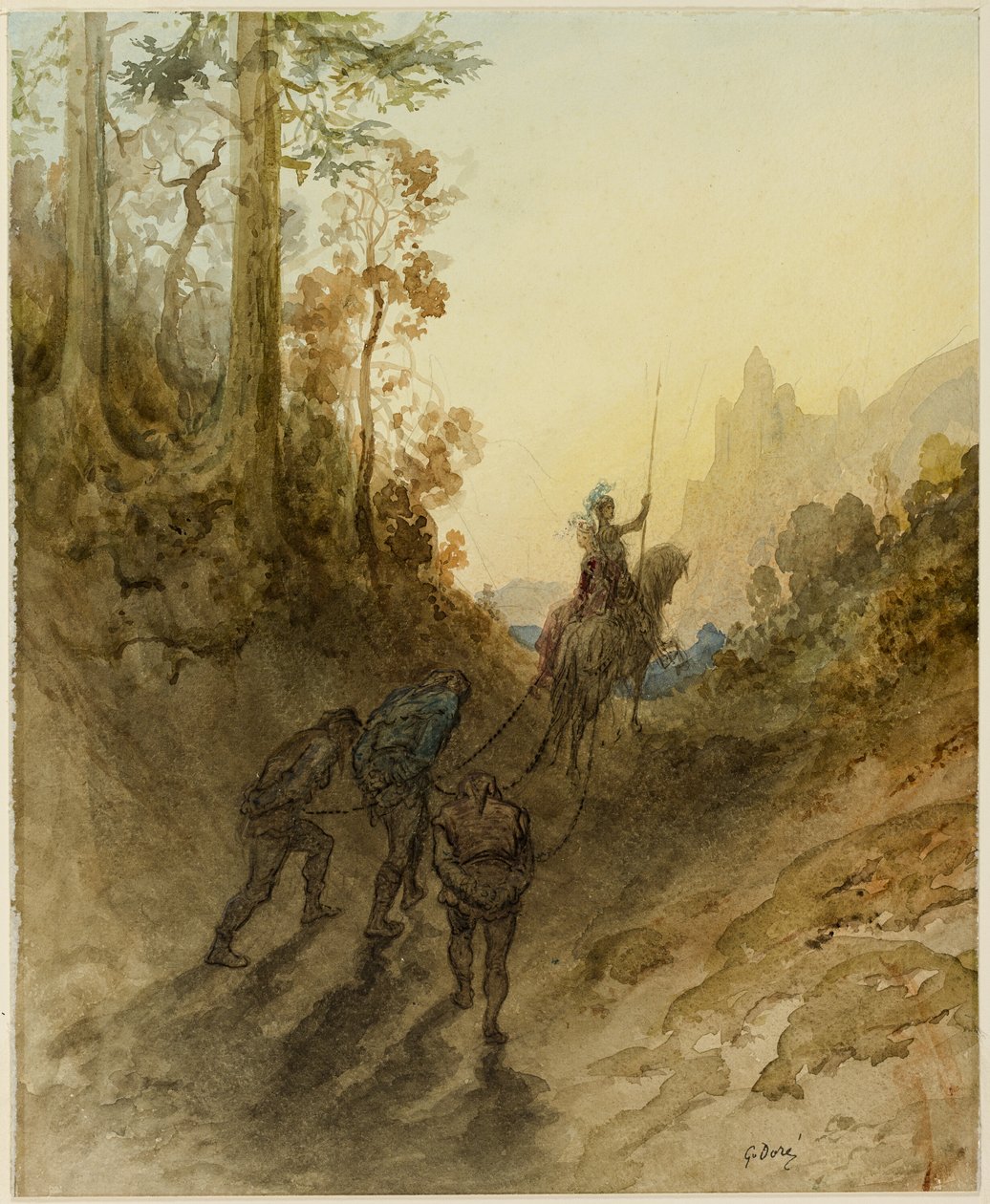 Jättiläiset on vangittu tekijältä Gustave Dore