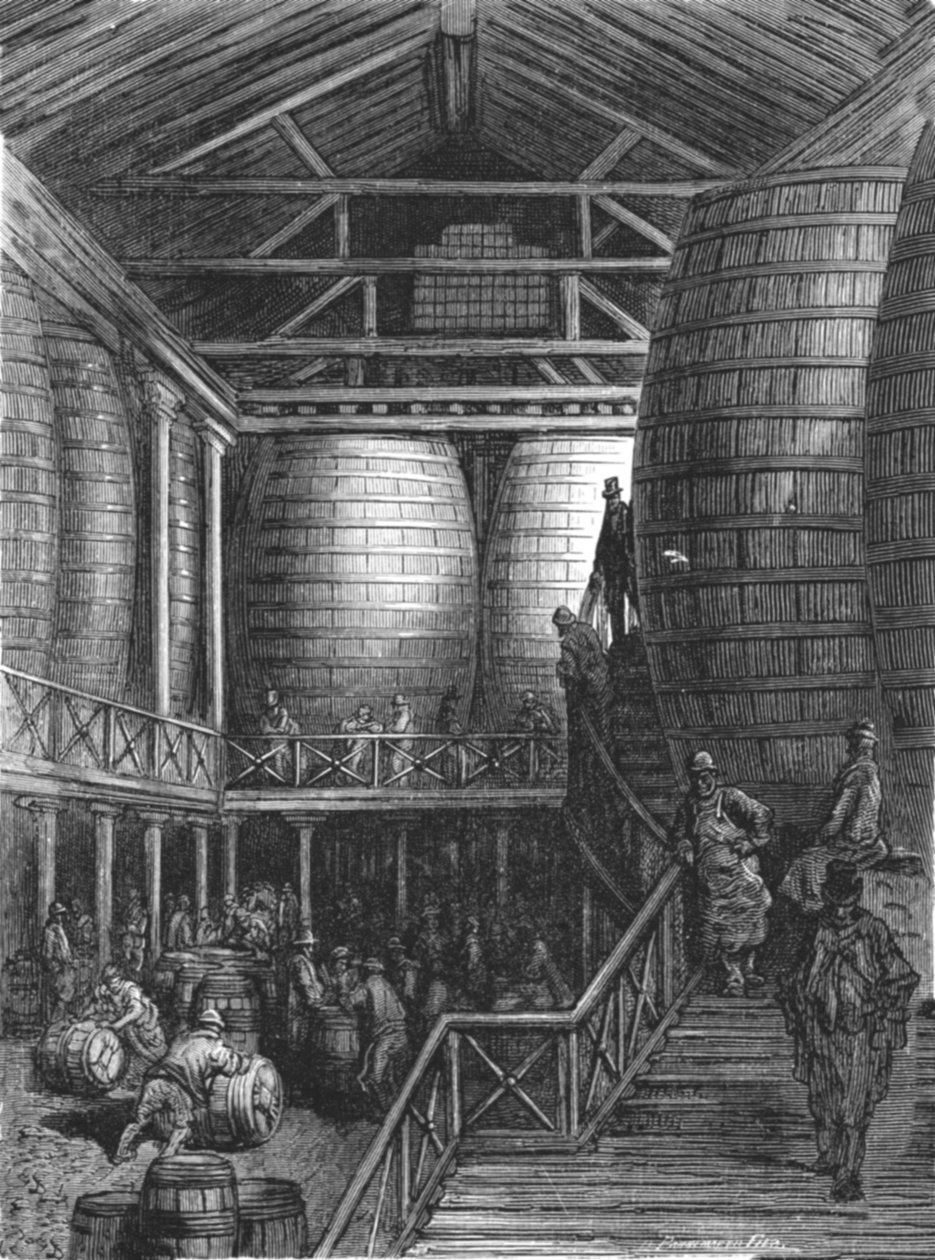 "The Great Vats", 1872. tekijältä Gustave Dore