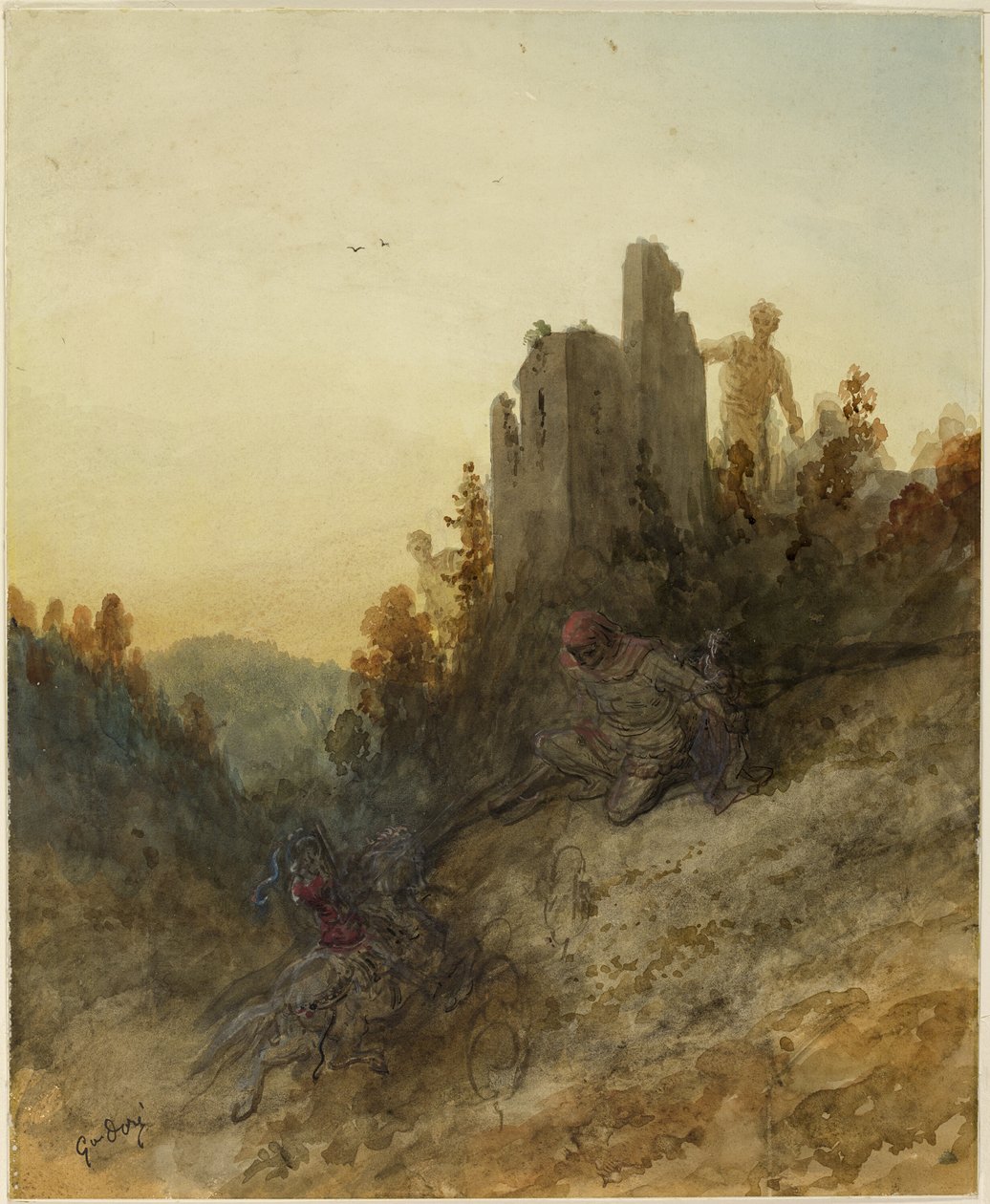 Prinsessa pidetään vankina tekijältä Gustave Dore
