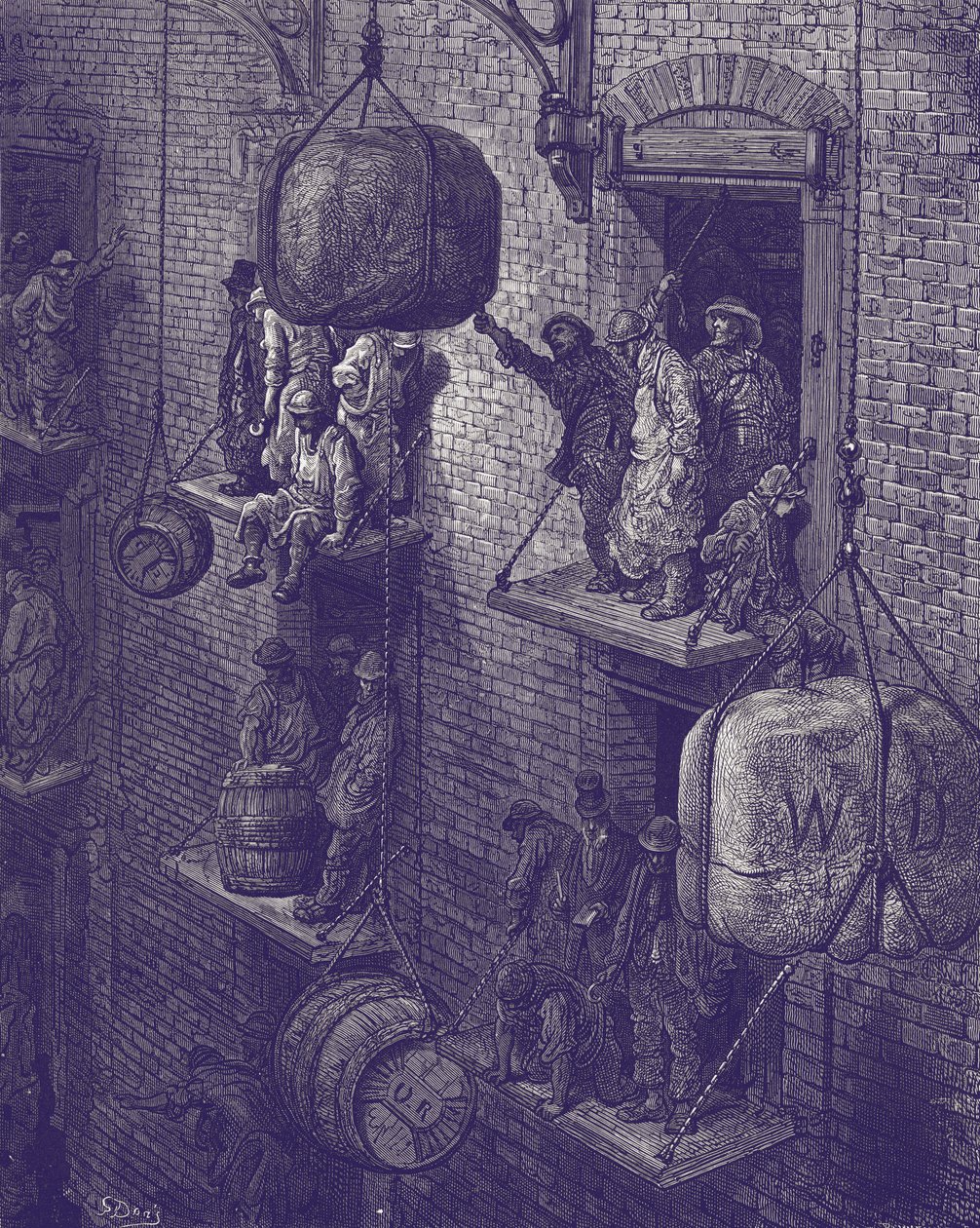 Victorian Lontoon varasto tekijältä Gustave Dore