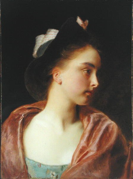 Maud (öljy alustalla) tekijältä Gustave Jacquet
