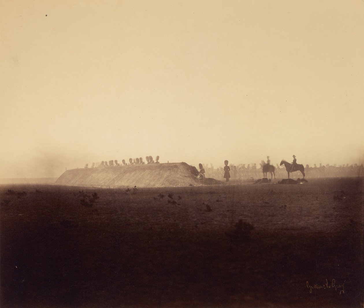 Ratsuväen manööverit, 3. lokakuuta tekijältä Gustave Le Gray