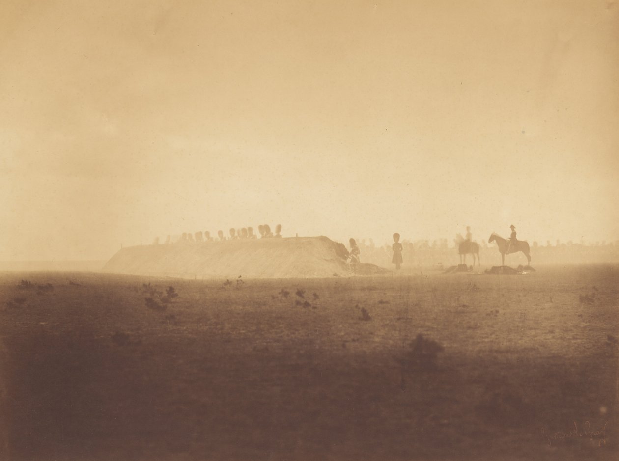 [Harjoitusmuodostelma, Camp de Châlons] tekijältä Gustave Le Gray