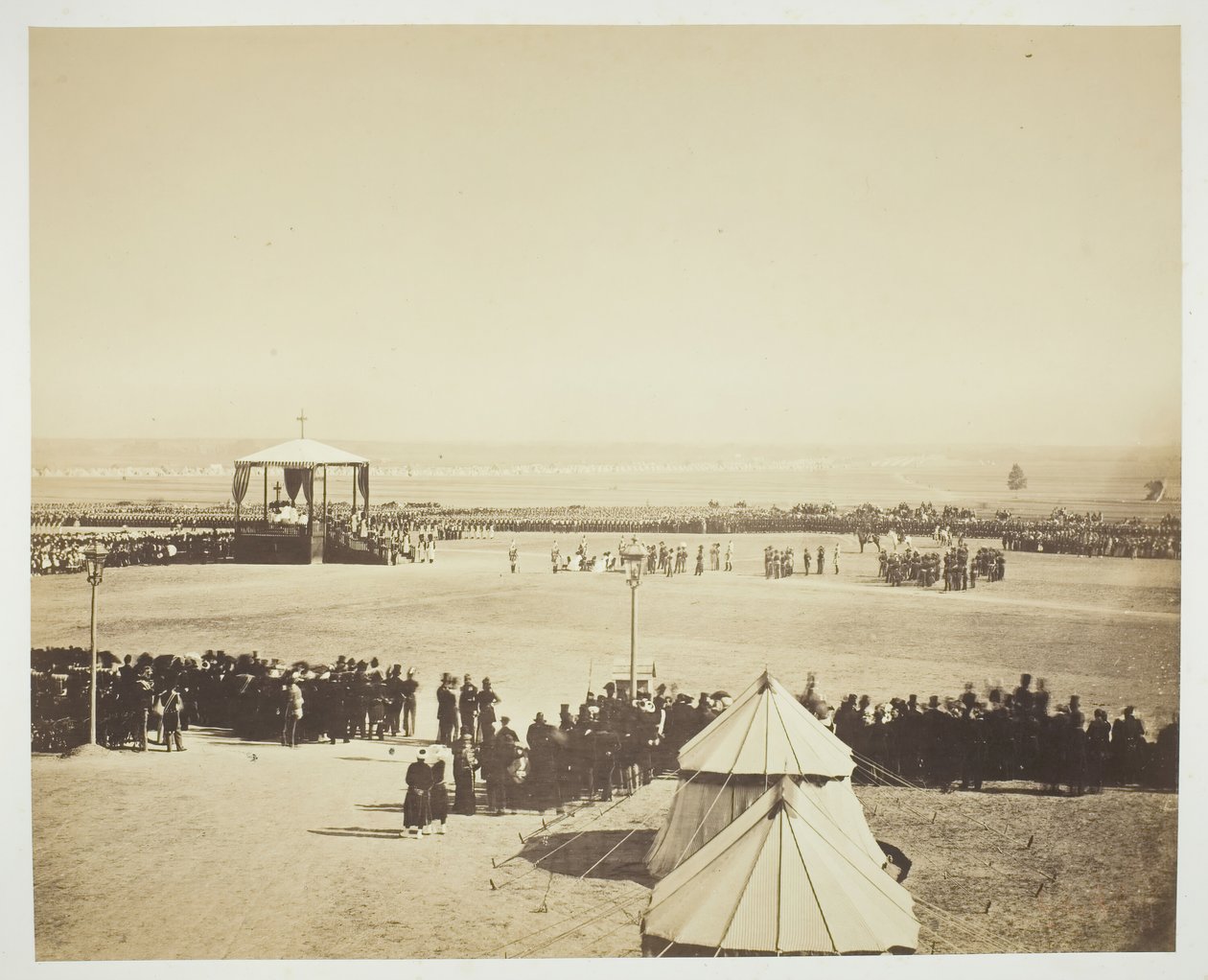 Messu, Camp de Chalons, 1857. tekijältä Gustave Le Gray