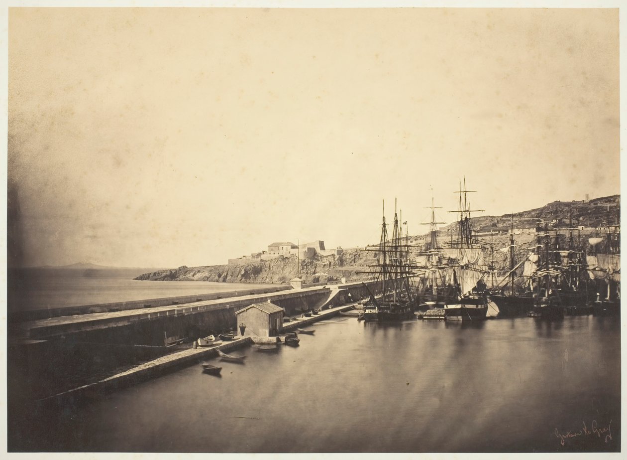 Sèten laituri, 1857. tekijältä Gustave Le Gray