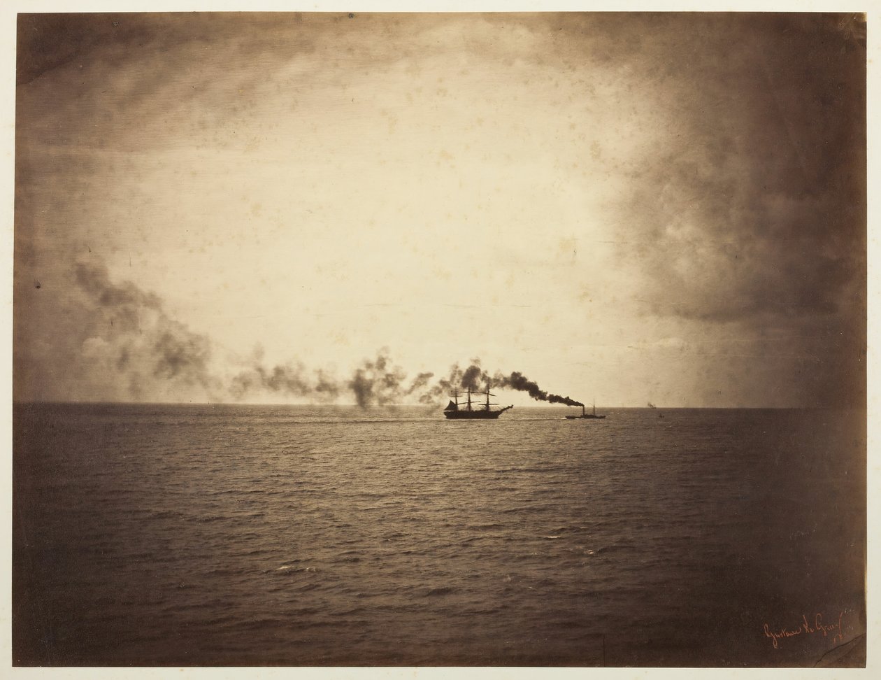 Hinaaja, 185657. tekijältä Gustave Le Gray