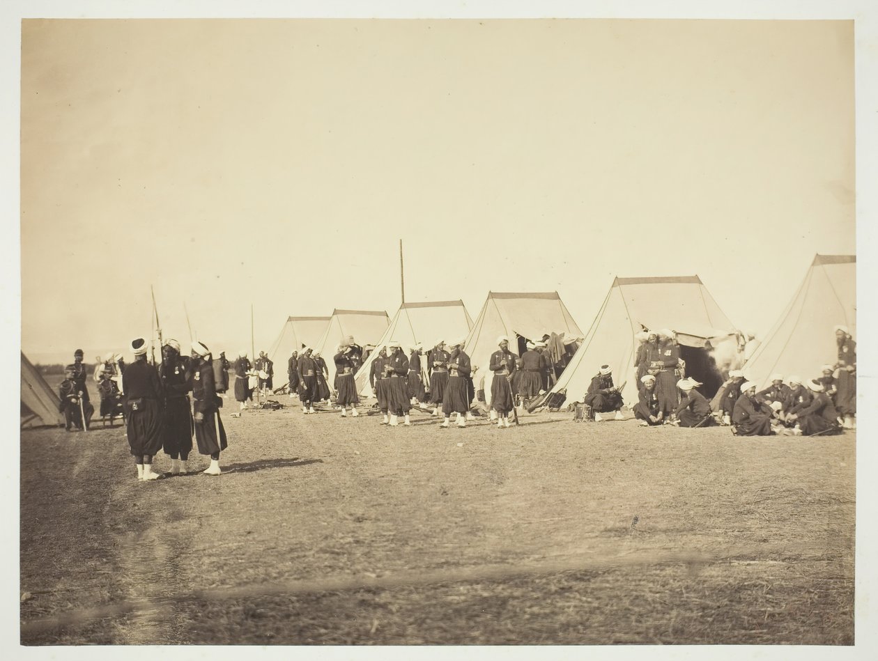 Nimetön [Zouaves], 1857. tekijältä Gustave Le Gray