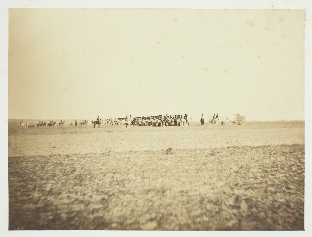 Nimetön [ratsuväki], 1857. tekijältä Gustave Le Gray