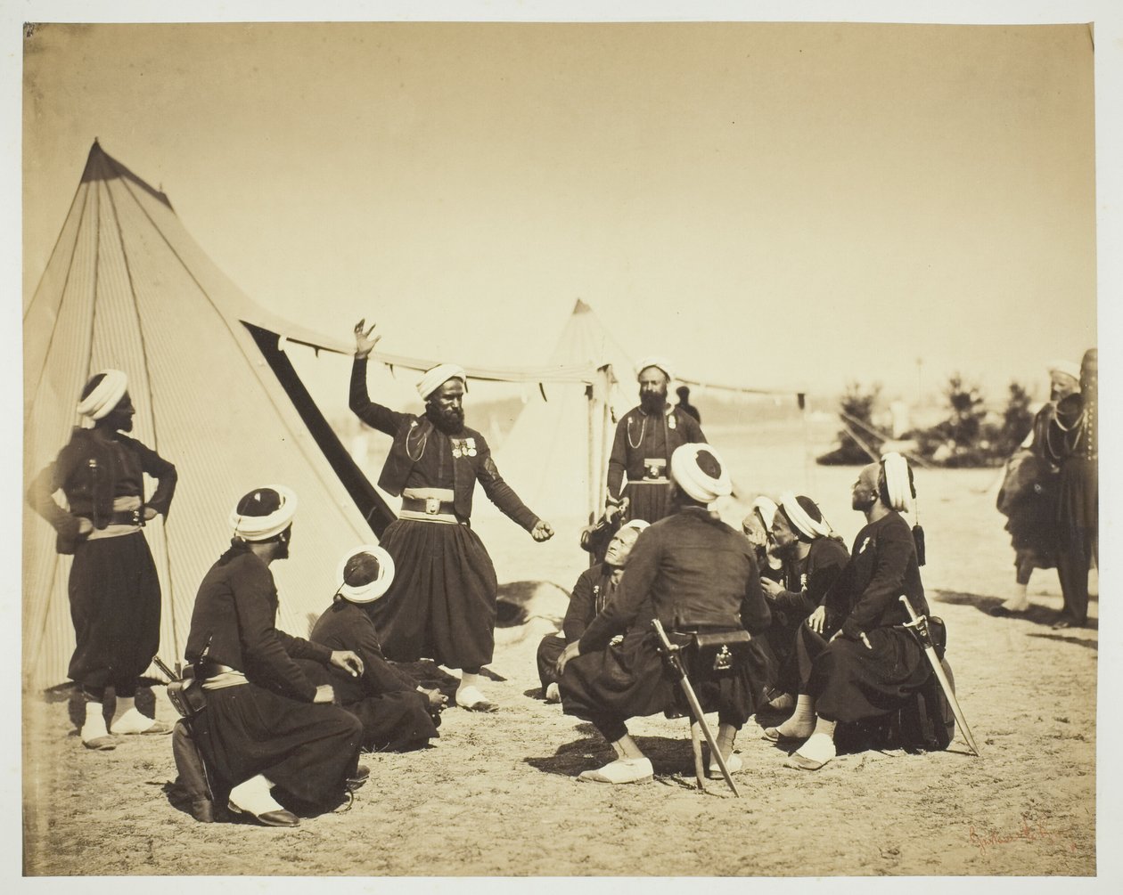 Zouave Storyteller (tarina) tekijältä Gustave Le Gray