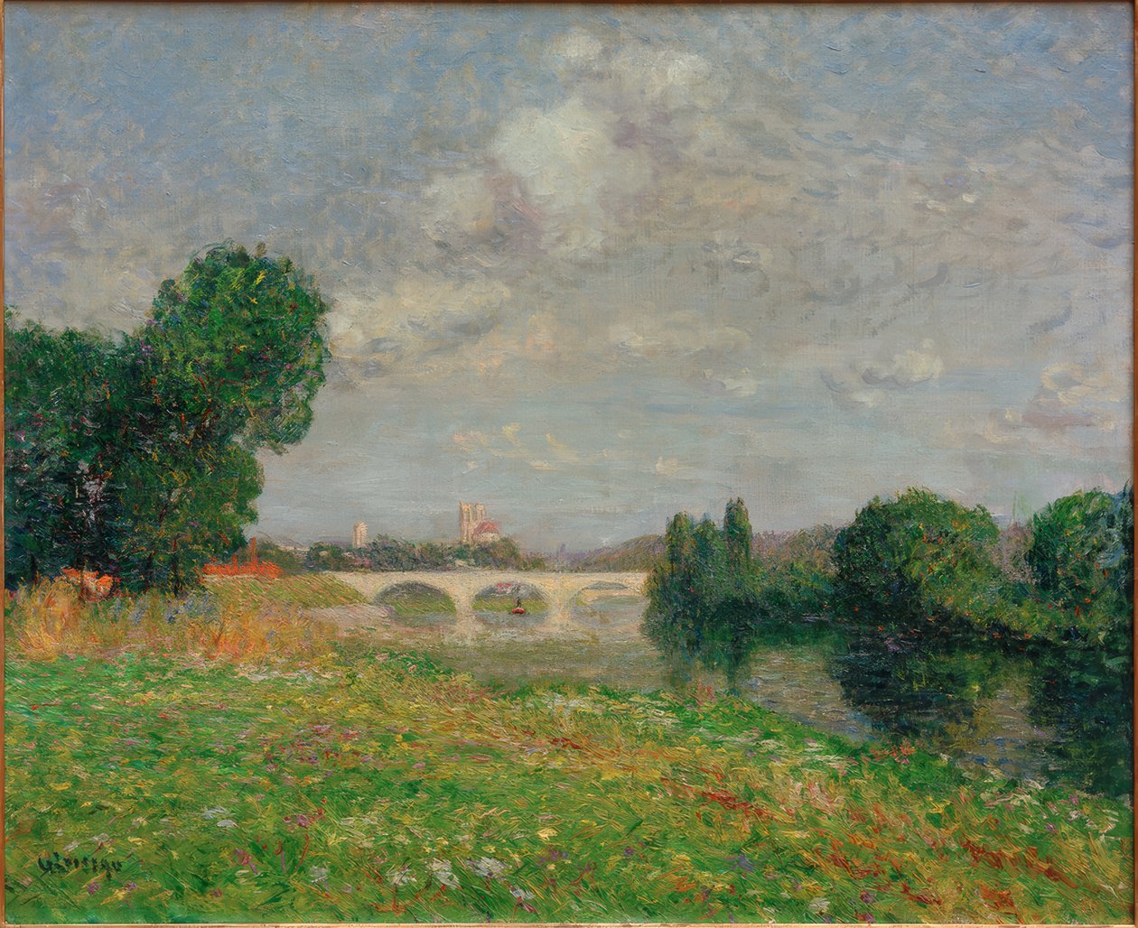 Perronet-silta Nantesissa tekijältä Gustave Loiseau