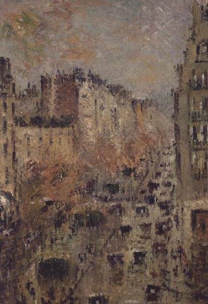 Boulevard Raspail, 1928 tekijältä Gustave Loiseau