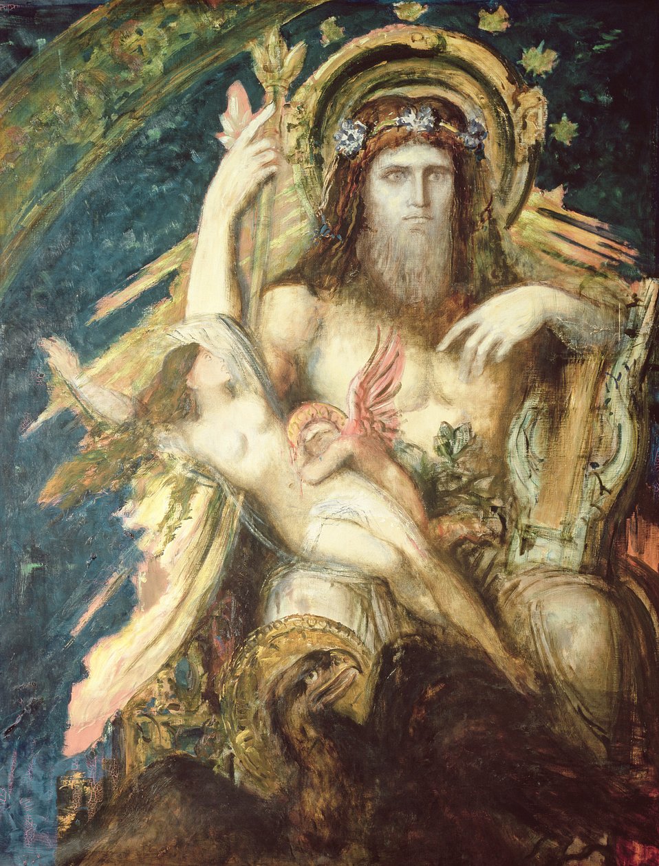 Jupiter ja Semele tekijältä Gustave Moreau