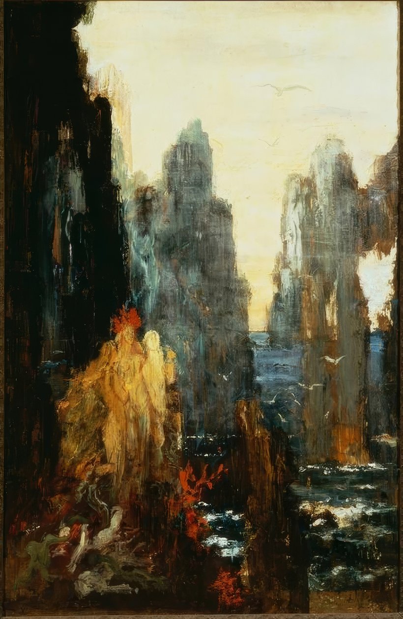 Les Sirènes tekijältä Gustave Moreau