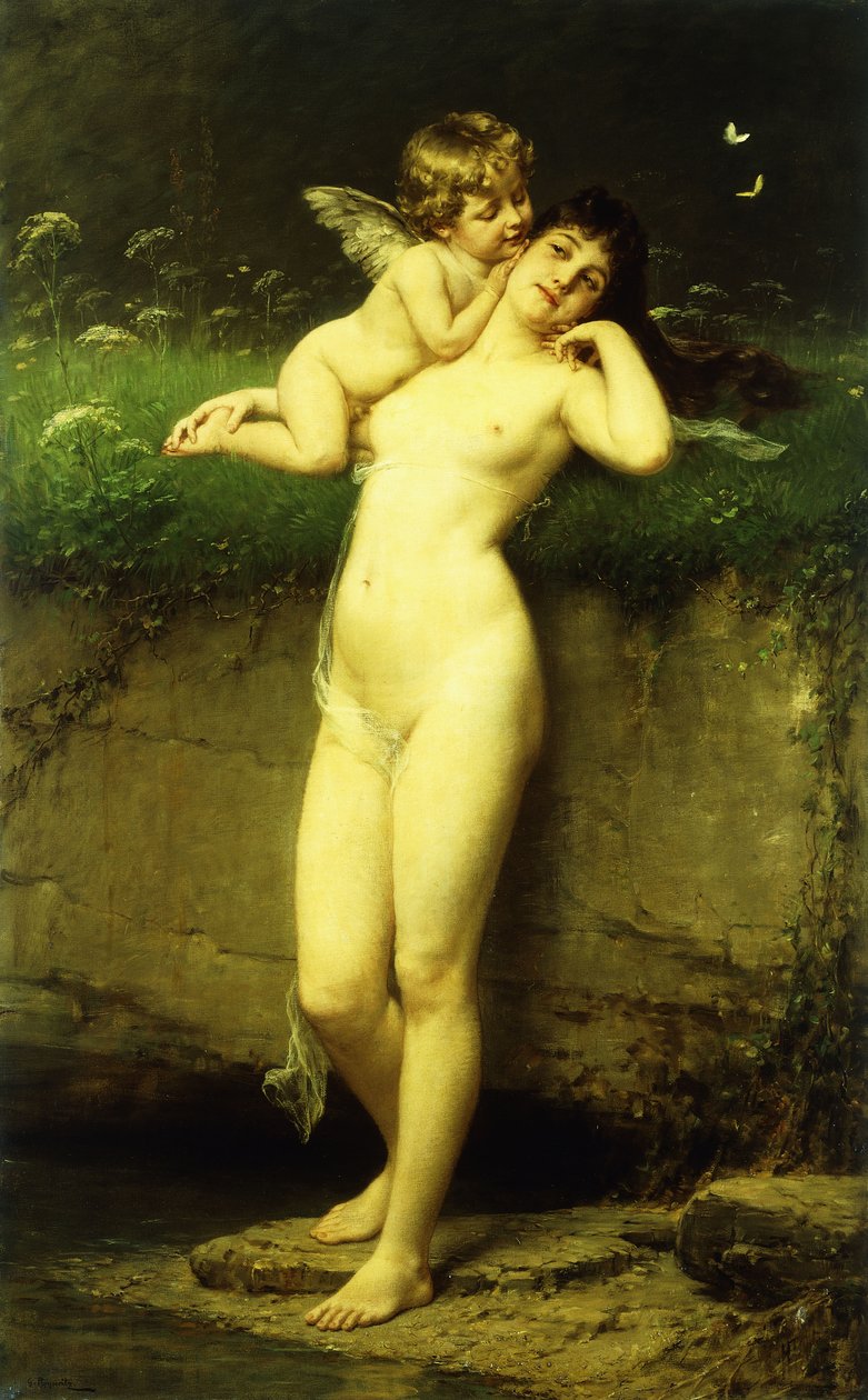 Venus ja Cupid tekijältä Gustave Popperitz
