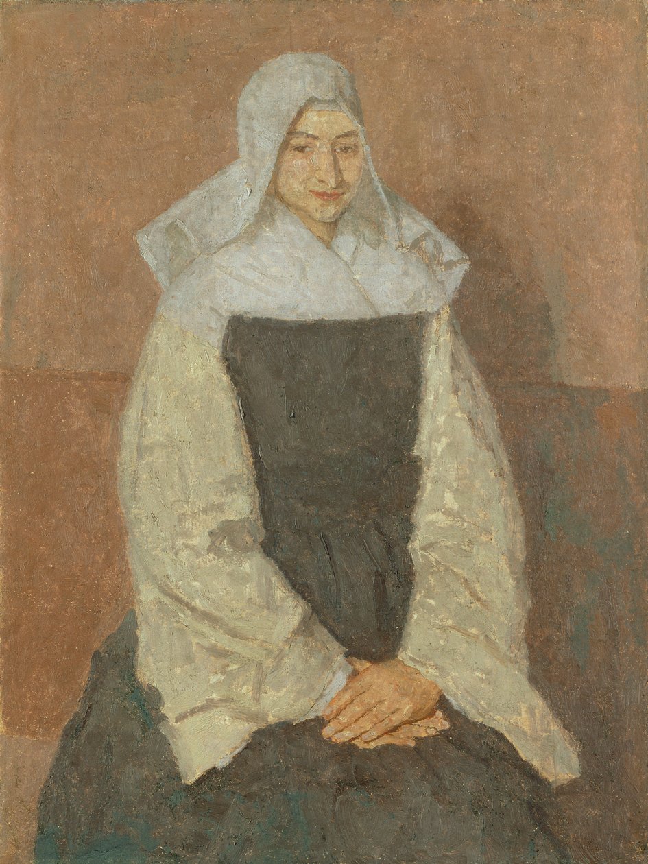 Äiti Marie Poussepin (1653-1744) n. 1915-20 tekijältä Gwen John
