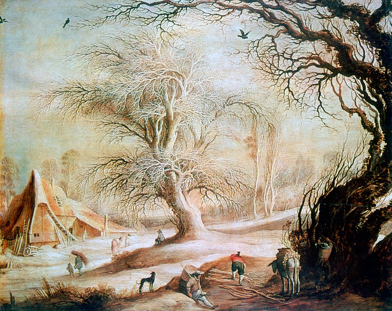 "Talvimaisema", c1606-1656 tekijältä Gysbrecht Leytens