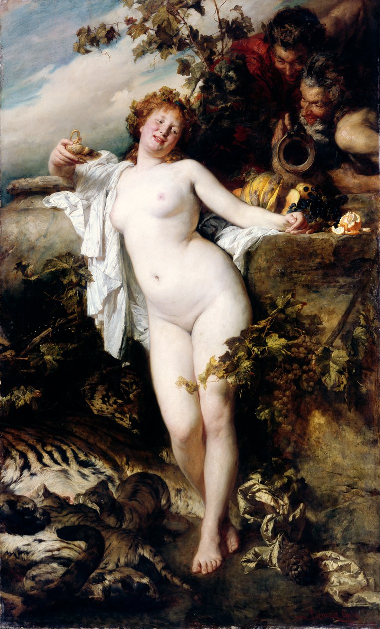 Bacchante tekijältä Gyula Benczúr