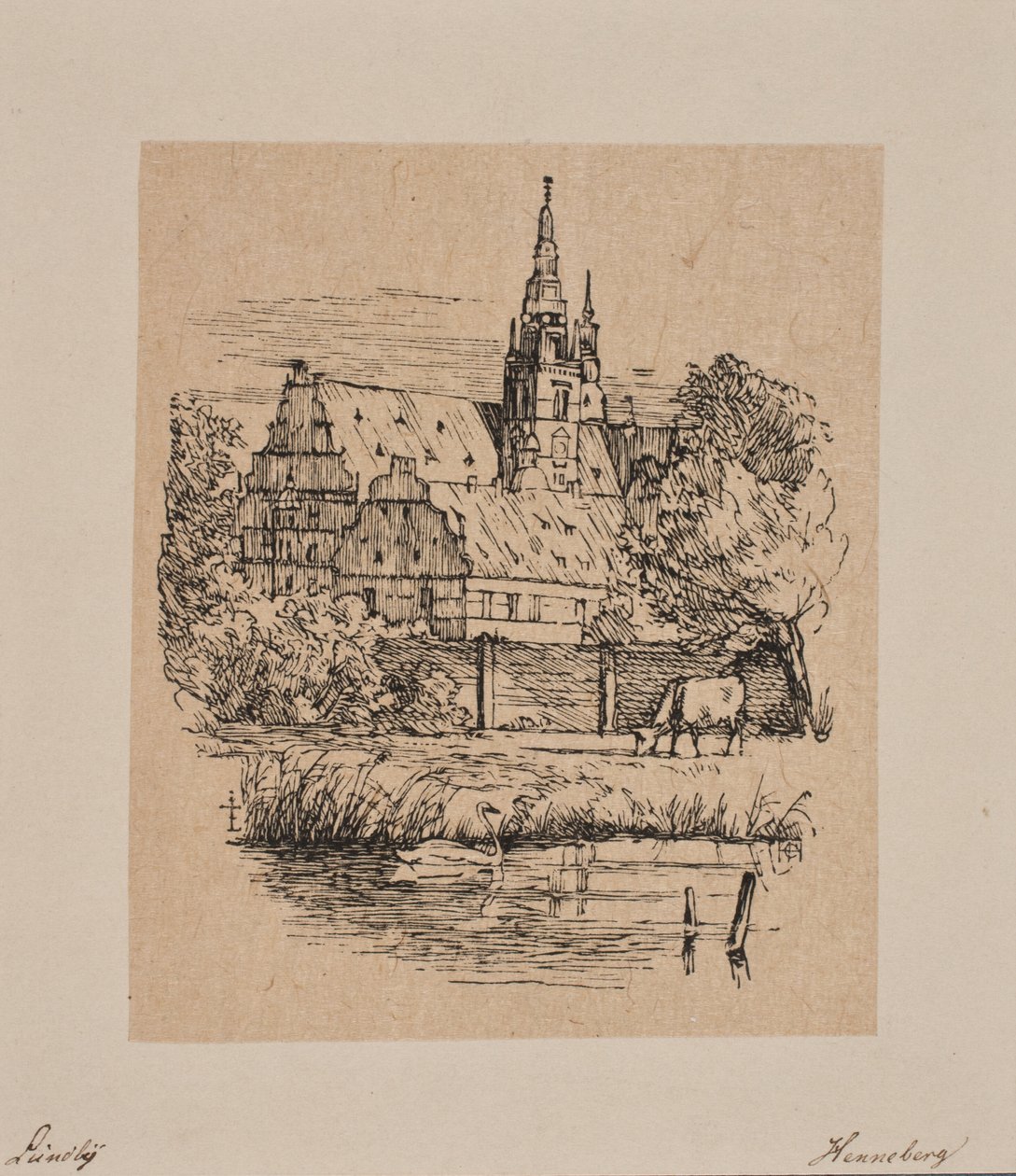 Frederiksborgin linna tekijältä H. C. Henneberg