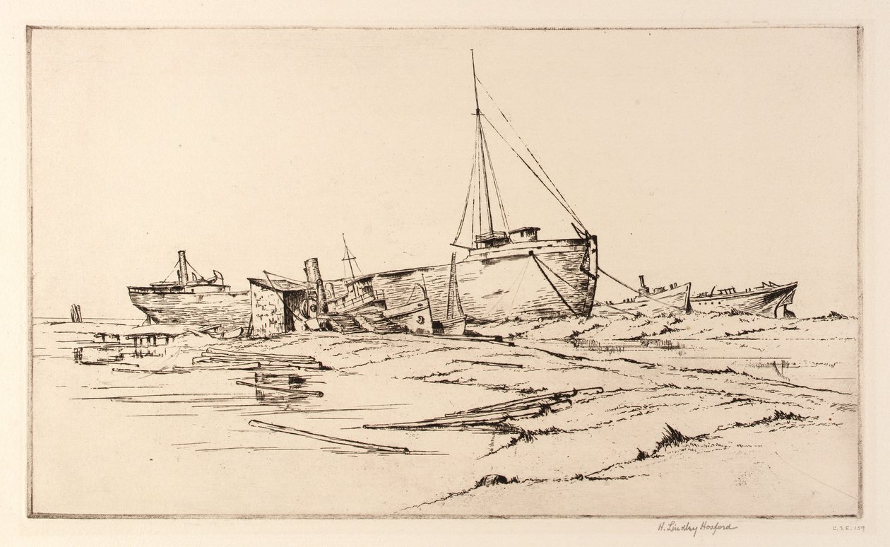 Marine Graveyard, Port Arthur tekijältä H. Lindley Hosford