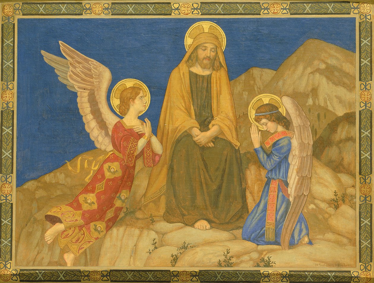 Aavikolla, 1915-1925. tekijältä H. Siddons Mowbray