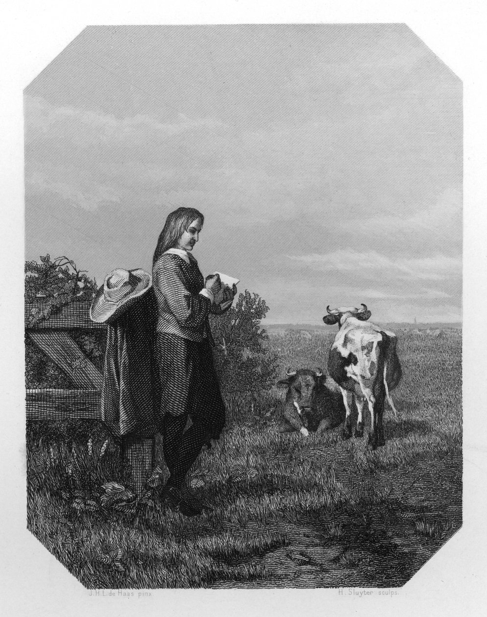 Paulus Potter, 1600-luvun hollantilainen taidemaalari, v. 1870. tekijältä H. Sluyter