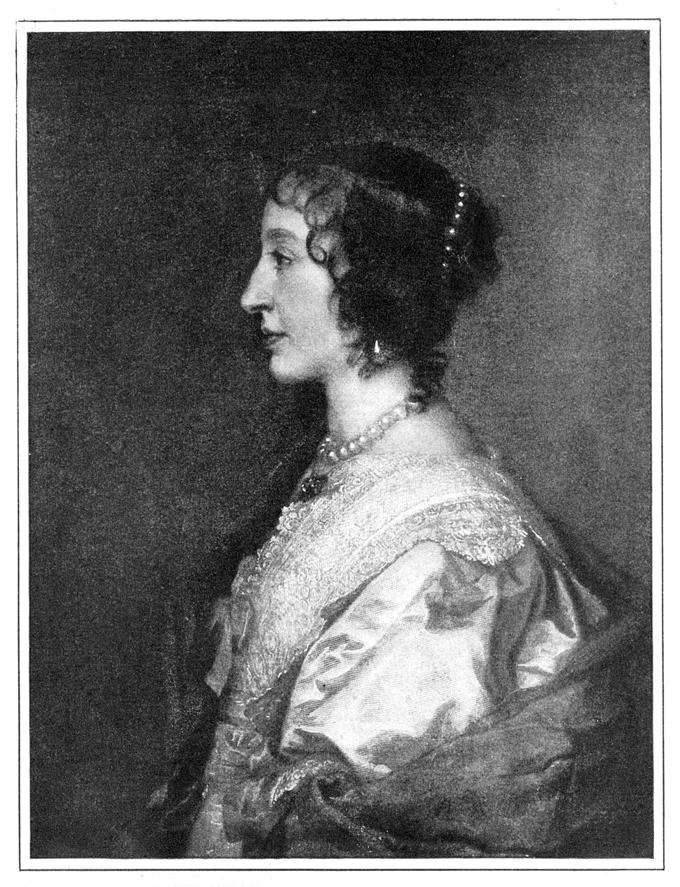Henrietta Maria Ranskalainen 1609-1669, 1899. tekijältä Hanfstaengel