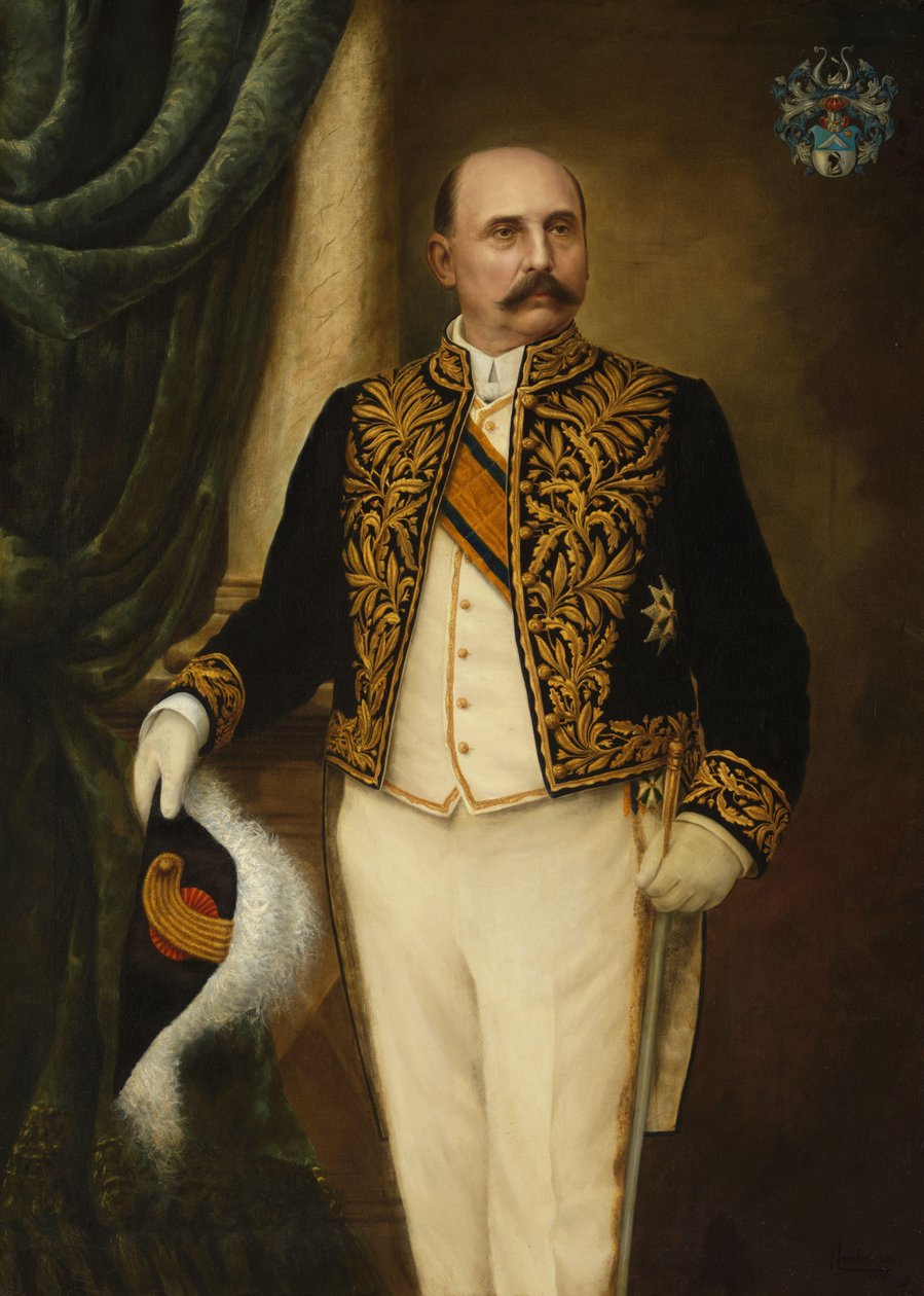 Johannes Benedict van Heutsz (1851-1924). Kenraalikuvernööri (1904-09) tekijältä Hannké