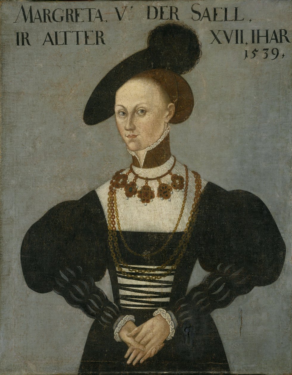 Margarethe von der Saale, Philip I: n vaimo tekijältä Hans Brosamer