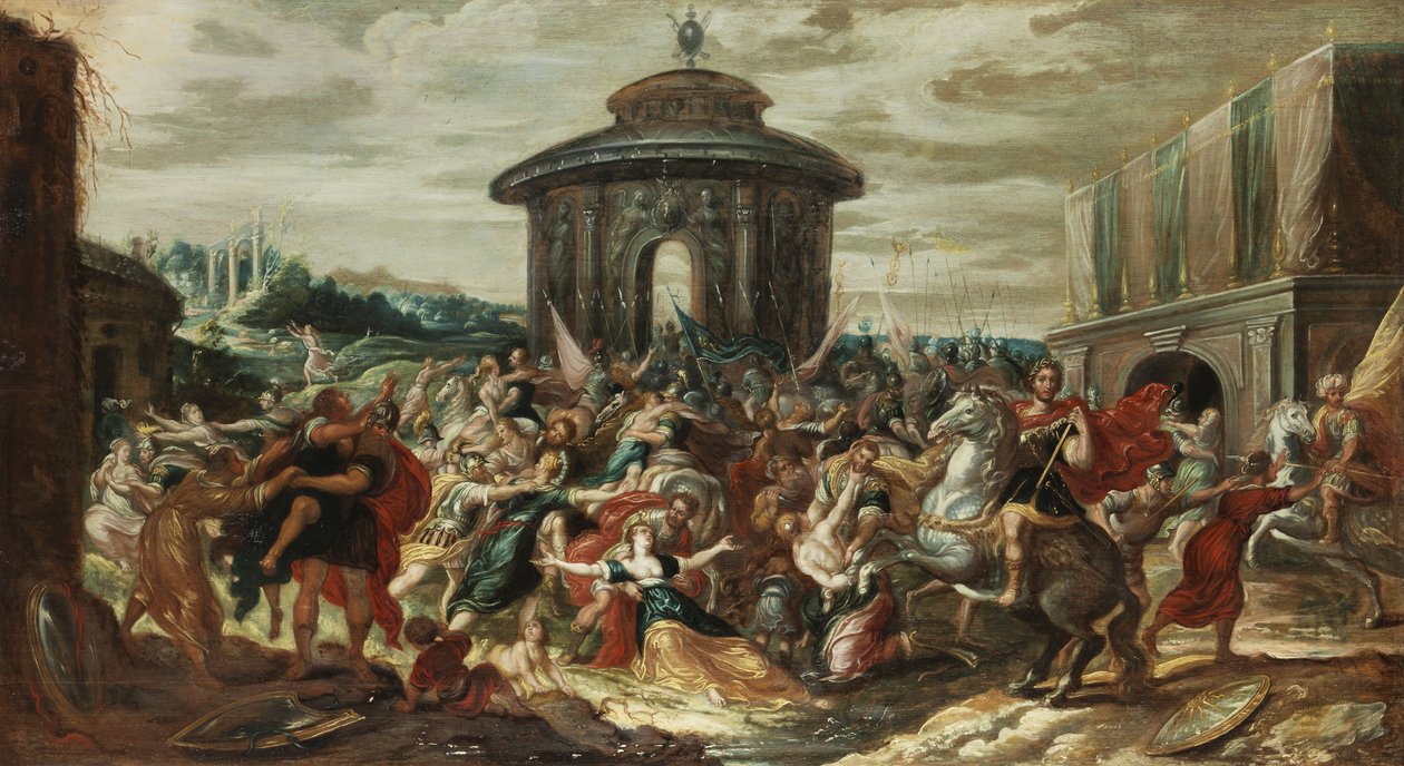 Raub der Sabinerinnen tekijältä Hans III Jordaens