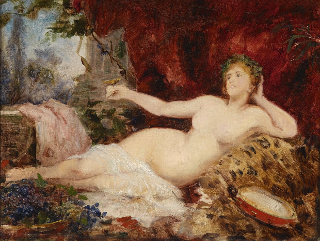 Ruhende Bacchantin tekijältä Hans Makart