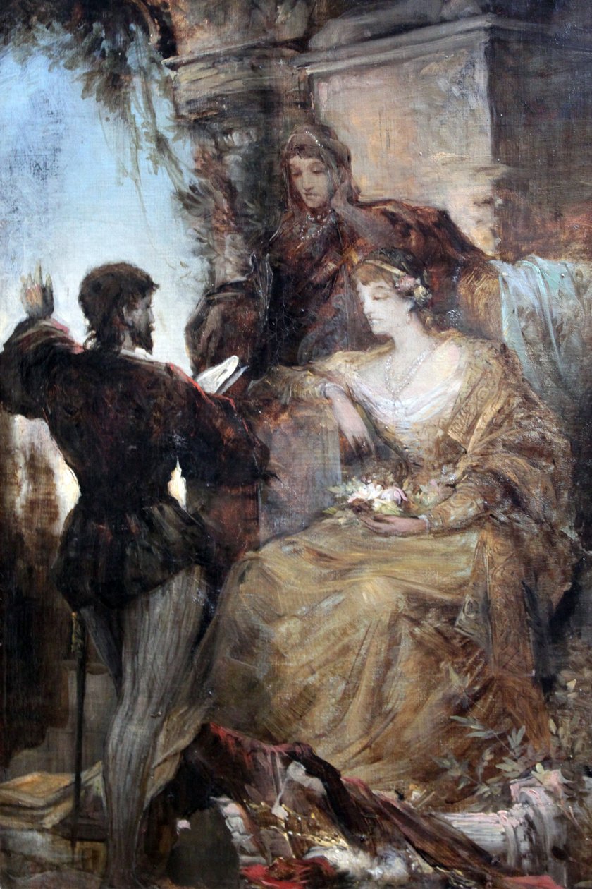 Tasso und Eleonore von Este tekijältä Hans Makart