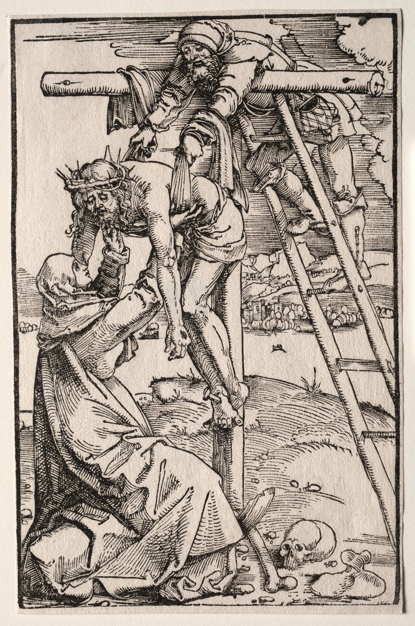 Laskeutuminen ristiltä, 1505. tekijältä Hans Baldung