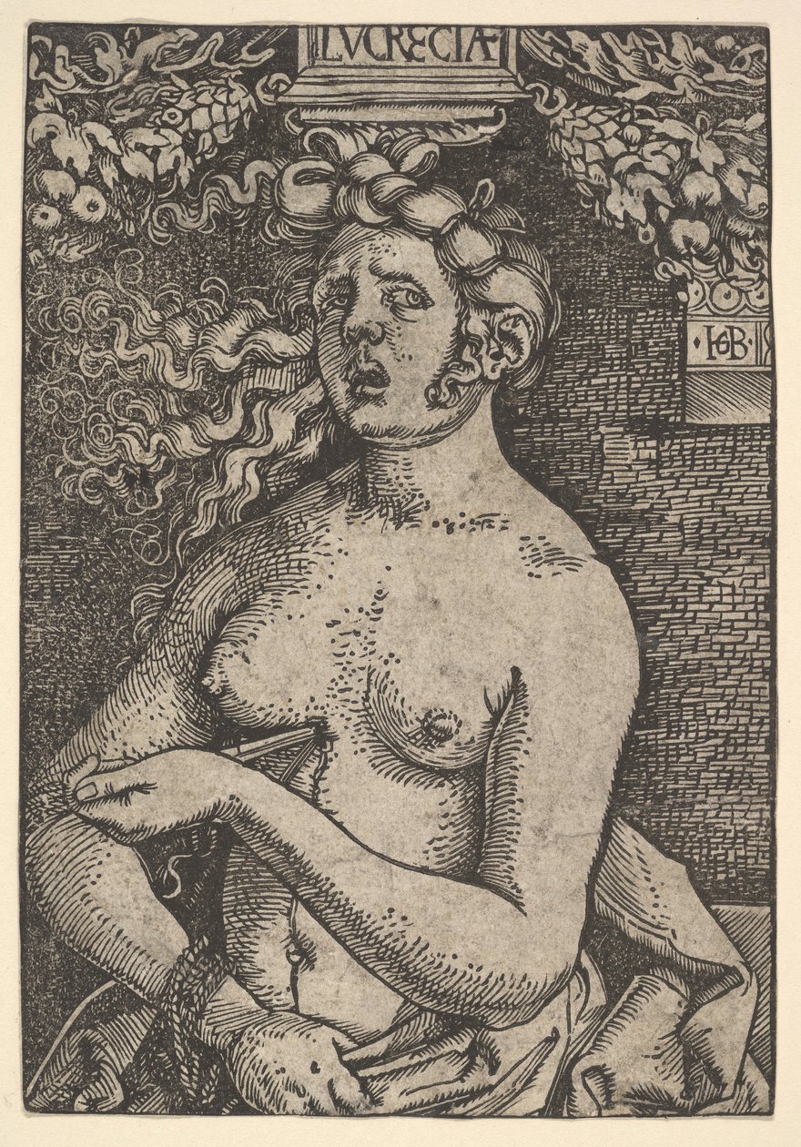Lucretia, n. 1519 tekijältä Hans Baldung