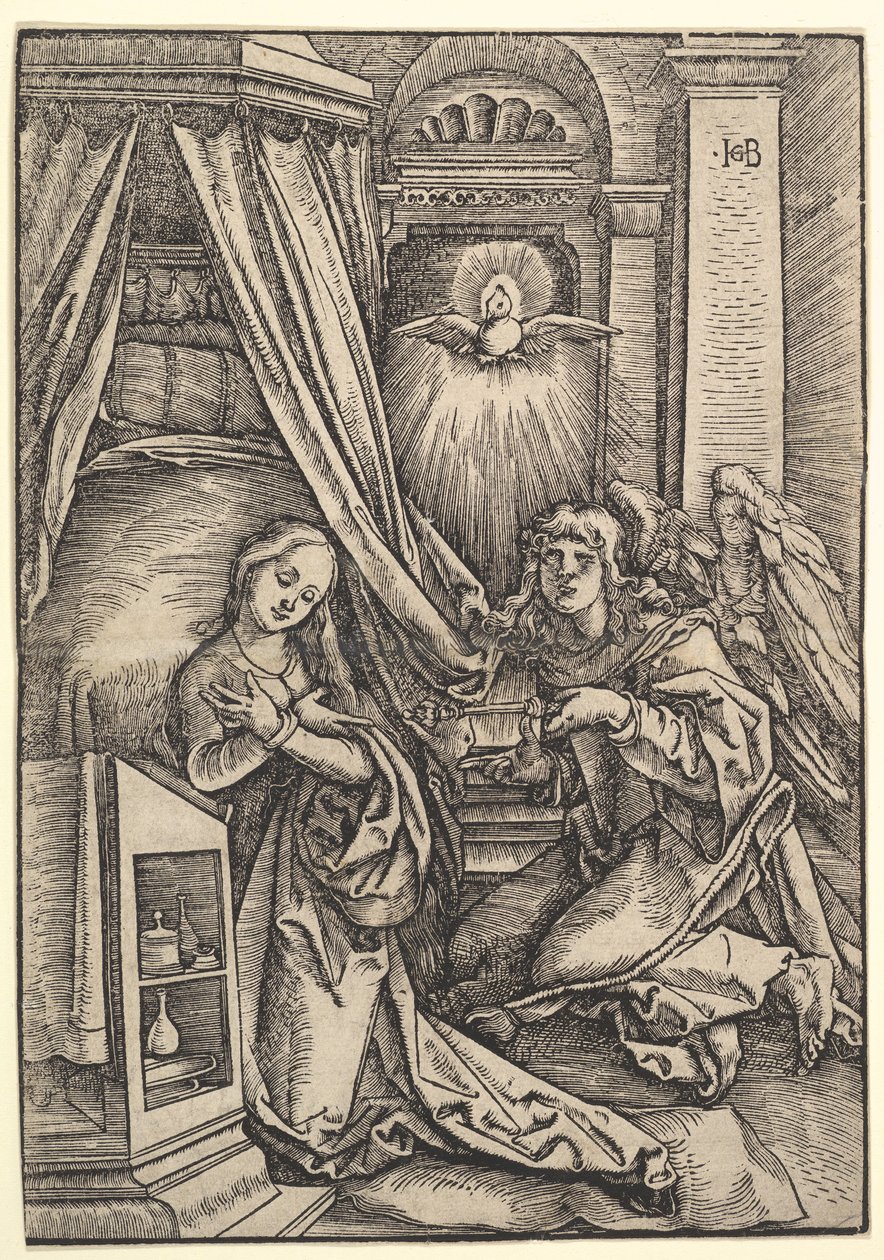 Ilmoitus, 1514. tekijältä Hans Baldung