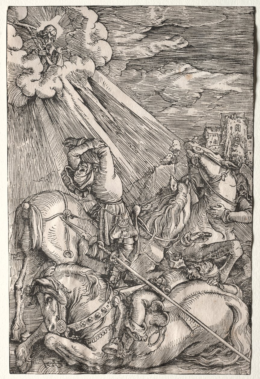 Pyhän Paavalin kääntymys tekijältä Hans Baldung